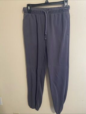 Charcoal Grey Drawstring Jogger Sweatpants - Size XS